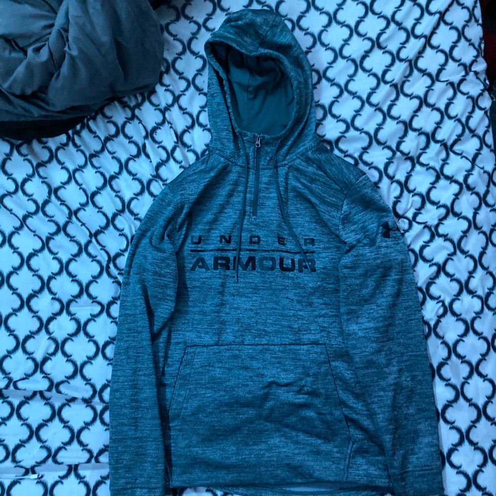 Grey under armour hoodie